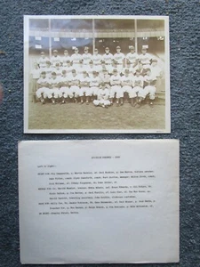 1949 Original Moss Type 1 Photo Brooklyn Dodgers w/Jackie Robinson - Picture 1 of 4
