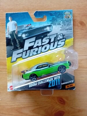 MATTEL FAST & FURIOUS DODGE CHALLENGER SRT8 2011 FURIOUS 7 5/32 - Image 1 of 2