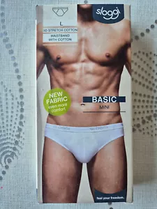 SLOGGI Slip Homme FR 4 EU 6 UK 36 (= L) Basic Mini Blanc - Imagen 1 de 5