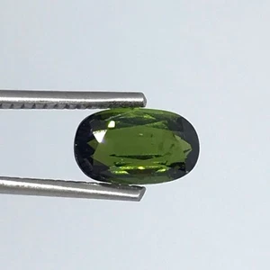CHROME TOURMALINE 1.80ct Green Oval 9.2x5.6x4.5mm Natural VS Clarity Mozambique  - Picture 1 of 12