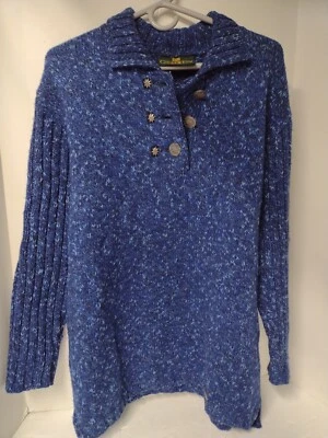 Austria Clásico Cuello Cárdigan Metal Botón Pullover Suéter Giesswein Tirol Foto 1 de 4