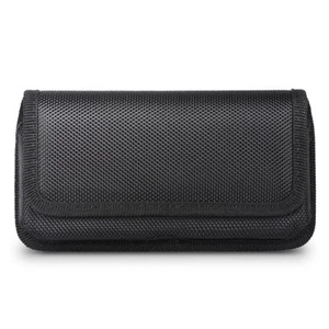 Horizontal Holster Cell Phone Pouch Case Cover Nylon Pouch with Belt Clip&Loop - Picture 1 of 12