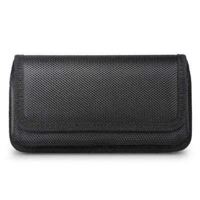 Horizontal Holster Cell Phone Pouch Case Cover Nylon Pouch with Belt Clip&Loop - Image 1 of 4