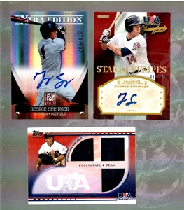 George Springer 2011 Elite Extra Edition AU/2013 Star & Stripes Champion AU Lot - Bild 1 von 1