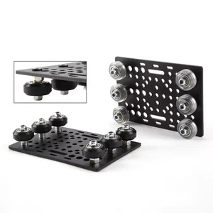 Placa de pórtico de 20-80 mm con ruedas para perfiles de aluminio ranura en V kit de placa de aluminio - Imagen 1 de 12