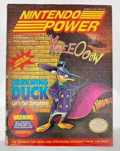 Nintendo Power Magazine Volume 36 Darkwing Duck May 1992 w/ Poster - Bild 1 von 5