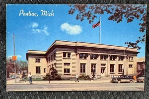 Postkarte Pontiac Michigan USPS Post Office - Bild 1 von 2