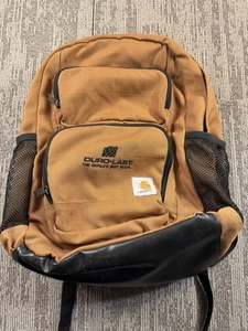 Carhartt Arbeitsrucksack braun Duro-Last Logo Laptopfach Netztaschen gepolstert - Bild 1 von 4