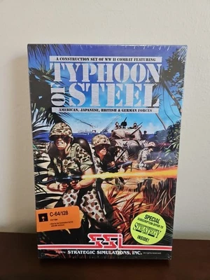 Vintage Rare 1988 New In Box SSI Typhoon of Steel Commodore 64/128 C64/128 WWII - Image 1 of 4