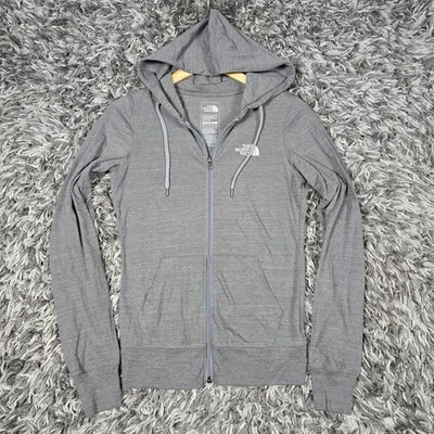 Sudadera con Capucha The North Face para Mujer XS Gris Cremallera Completa Ajuste Estándar Logo Sudadera Foto 1 de 4