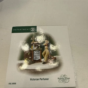 Departamento 56 Estatuilla Accesorio Perfumista Victoriano Dickens Village #58806 - Imagen 1 de 2