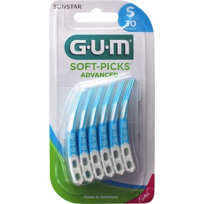 GUM Soft-Picks Advanced SMALL 30 Stück Soft Picks, metallfreie Einweg-Bürsten - Bild 1 von 2