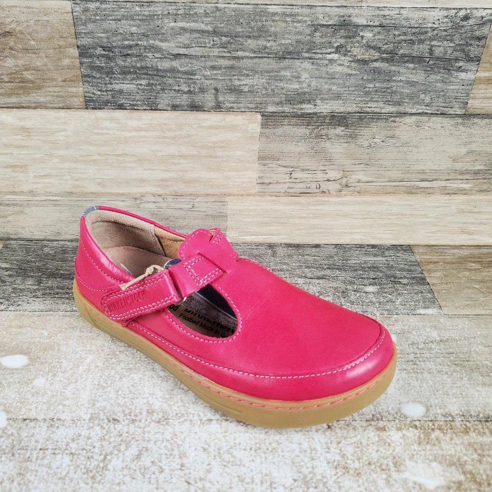 Туфли для девочек Birkenstock Abilene размер 13 фуксия кожаный крюк и петля Mary Jane - Изображение 1 из 4
