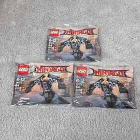NEW LEGO Ninjago Movie Quake Mech Ninja Dragon Sets 30379 Lot Of 3