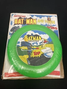 1973 Factory Sealed Batman and Robin Frisbee Flying Disc DC Comics - Picture 1 of 6