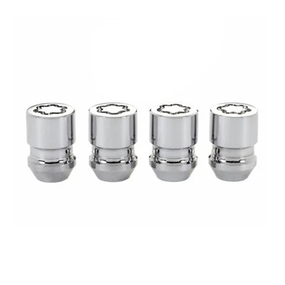 Wheel Lock Nut Set Infiniti Q50 QX50 QX60 2014-2020 M12x1.25 Chrome 4-Pack - Image 1 of 4