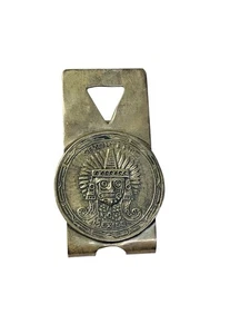 Clip de dinero vintage de plata esterlina Cezontemoc México 27,4 gramos - Imagen 1 de 10