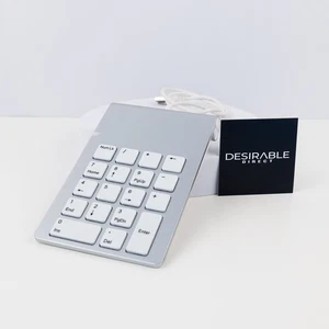 USB Kabelgebunden Ziffernblock Silber für Mac PC Laptop Externer Nummernblock - Bild 1 von 4