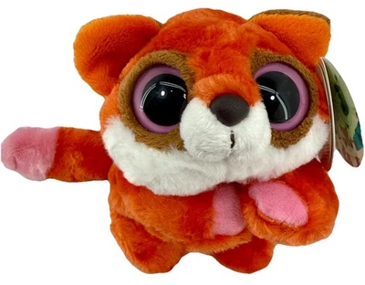 Aurora YooHoo & Friends Ruby Red Fox Plush 10” Big Eyes Pink Tail NWT #10726 - Image 1 of 4