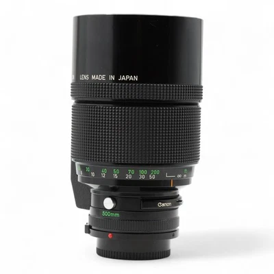 Objektiv Tele Canon Reflex Lens FD 500mm 500 mm 1:8 Mirror Lens Spiegelobjektiv - Bild 1 von 3
