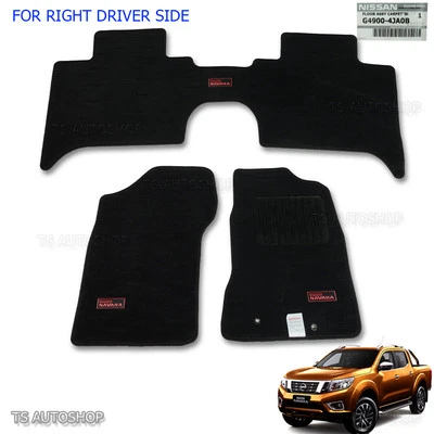 Rh Driver Genuine Nissan Fits Navara NP300 Tailored Carpet Floor Mat Front Auto - Imagem 1 de 4