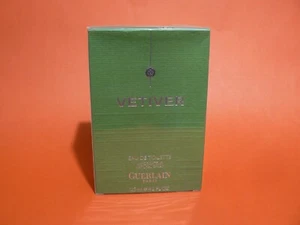 VINTAGE GUERLAIN VETIVER 4.2oz 125ml EAU DE TOILETTE SPRAY NEW IN SEALED BOX OS - Picture 1 of 4