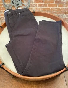 Denim & Co Black Slim Straight Leg 5-Pocket Jeans New - Picture 1 of 7