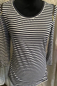 Neu ohne Etikett Michael Kors Nadelstreifen Top Größe Medium - Bild 1 von 6