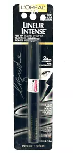 Loreal Lineur Intense Felt Tip Liquid Eyeliner Sealed 690 - Carbon Black - Picture 1 of 3