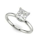 2.6 Ct Princess Cut Lab Grown Diamond Engagement Ring Vs2 D White Gold 14k