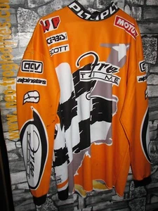 Vintage AXO Alpinestars racing team motocross MX 1 jersey shirt trikot maillot - Picture 1 of 2
