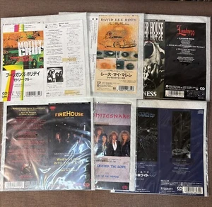 Bundle of 6 JAPAN 3" CD SINGLE Great White Loudness Motley Crue NO SNAP PACK - Picture 1 of 21