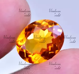 Natürlicher 8,15 kt Spessartit Fanta orange Saphir oval lose Edelstein 12,5 x 10 mm - Bild 1 von 5