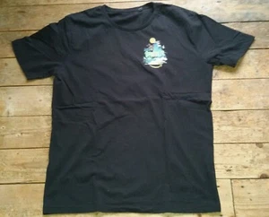 Russell Shirt XL schwarz Stretch Baumwolle mit Aufdruck Wie NEU Rundhals - Bild 1 von 6