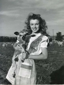 Norma Jeane Mortenson Marilyn Monroe 1945 POSTER 24 X 18 Inches Sweet! - Picture 1 of 2