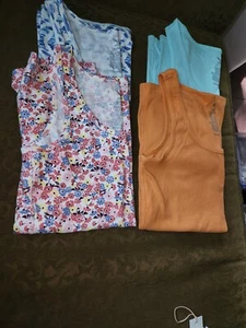 4 Four Faded Glory Must Have Tank Women XL Sleeveless Wide Strap - Picture 1 of 11