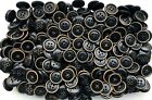 18mm 20mm Black and Brown Edge Vintage Aged Retro 4 Hole Button Buttons (BB5)