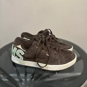 Vintage 90’s 00’s Women’s Size 11 Vans Chunky Y2K Skater Grunge Brown Shoes WORN - Picture 1 of 18