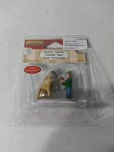 Lemax Best Friends Share 2022 -#22122 Boy with Dog - Picture 1 of 2