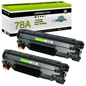 2PK CE278A 78A Ink Toner Compatible with HP LaserJet P1606dn M1536dnf MFP Black - Picture 1 of 24