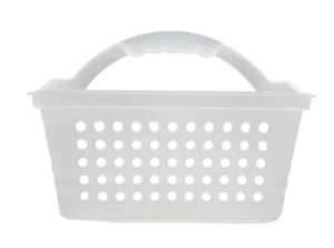 Mainstays Small Portable Shower Caddy Frost Plastic - Picture 1 of 3
