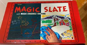 1938 Transogram Magic Slate with Magic Erasable Crayons Complete and unused - Picture 1 of 2