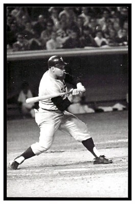 Harmon Killebrew (1965) Minnesota Twins Vintage Baseball Postcard PCMT - Image 1 of 2
