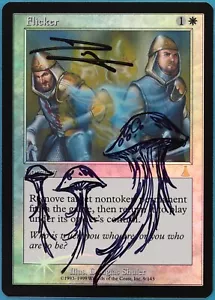 Flicker FOIL Urza's Destiny NM ARTIST ALTERED SIGNED MTG CARD (409578) ABUGames - Picture 1 of 2