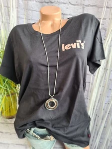 Levis Shirt T-Shirt Kurzarm Oberteil schwarz Logo Aufdruck 128 (8 708) - Bild 1 von 8