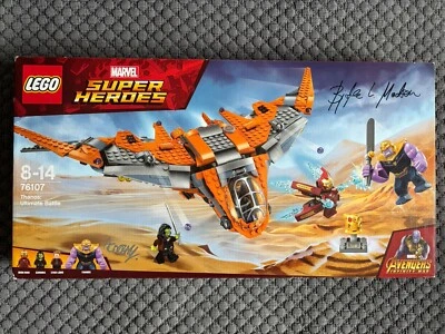 LEGO MARVEL 76107 THANOS ULTIMATE BATTLE - SIGNED BY DESIGNER - NEW AND SEALED - Image 1 of 2