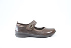 Earth Leather Mary Jane Shoes sz 8.5 Women Brown Flat Comfort Casual work