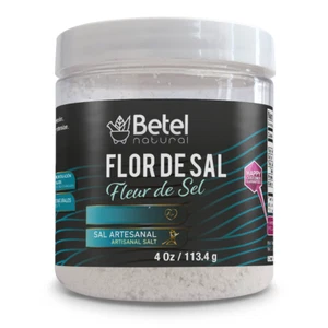 Premium Flor de Sal by Betel Natural - Fleur de Sel Artisanal - 4 Oz - Picture 1 of 3