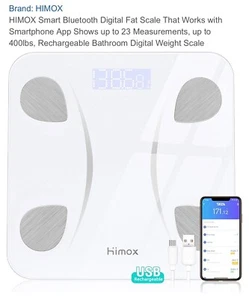 Himax Smart Bluetooth Digitalwaage W1 - Bild 1 von 3