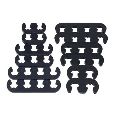 2Sets 7mm 8mm Black Spark Plug Wire Separators Dividers Looms for SBC BBC - Image 1 of 2